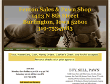 Tablet Screenshot of fentonsalespawn.com